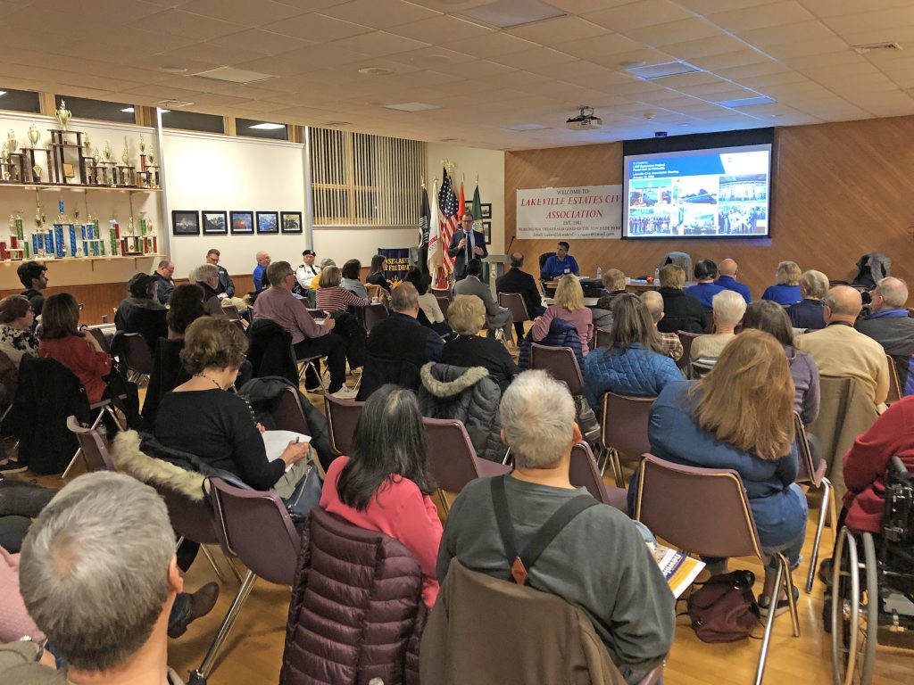 New Hyde Park Road to the Lakeville Estates Civic Association January 2020