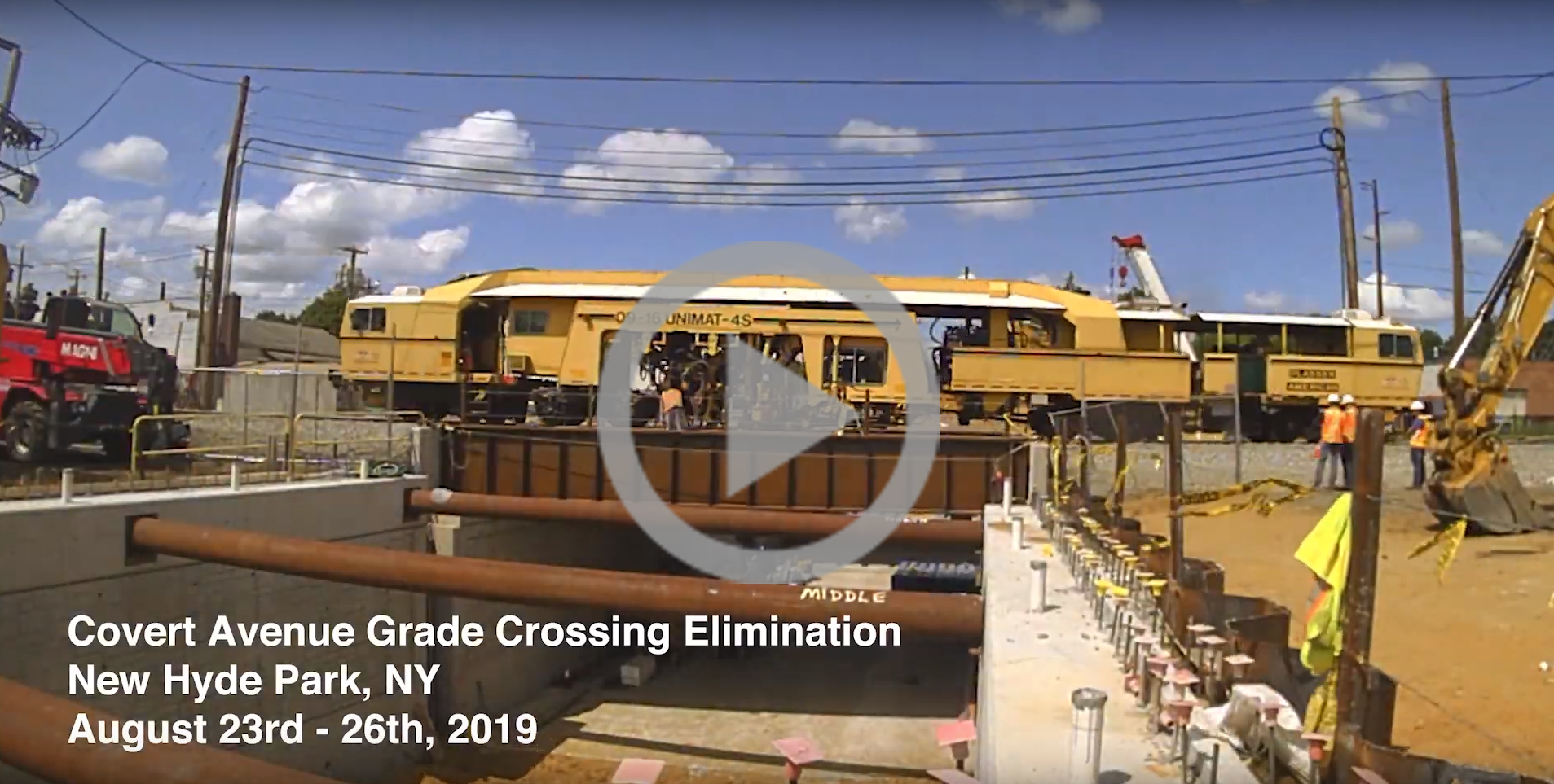 Covert Avenue Grade Crossing Elimination - 08-26-19